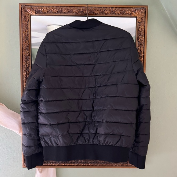 UGG Australia Gavin Bomber Jacket! Black  Medium Weight Puffer - Small - Picture 2 of 7